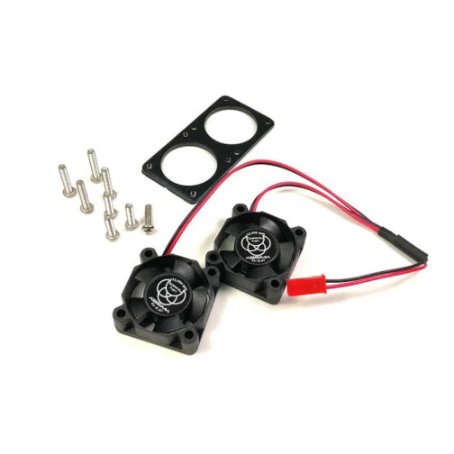 Absima High Speed Doppellüfter 30mm Mit Aluminium Halteplatte 1 Absima High Speed Doppellüfter 30mm Mit Aluminium Halteplatte