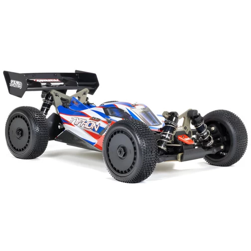 Arrma Typhon TLR Tuned 6S 4WD BLX 1:8 Buggy RTR Rot/Blau 1 Arrma Typhon TLR Tuned 6S 4WD BLX 1:8 Buggy RTR Rot/Blau
