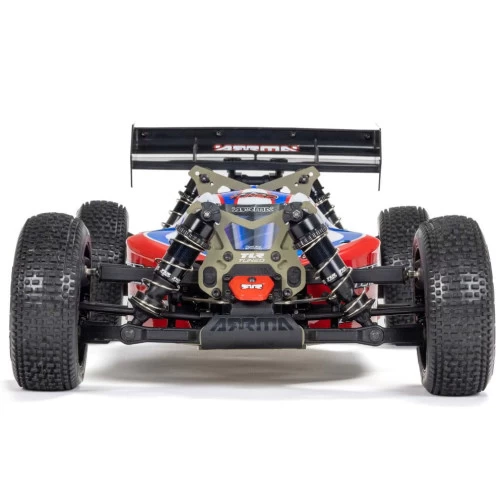 Arrma Typhon TLR Tuned 6S 4WD BLX 1:8 Buggy RTR Rot/Blau 9 Arrma Typhon TLR Tuned 6S 4WD BLX 1:8 Buggy RTR Rot/Blau – Bild 9