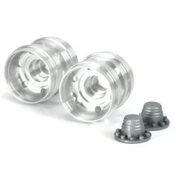 Carson 500907136 Alu Doppelfelgen (2) Für Tiefauflieger 1:14