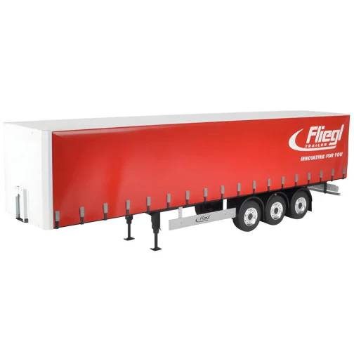 Carson 500907235 3-Achs Fliegl Megarunner Plane (Rot) 1:14 1 Carson 500907235 3-Achs Fliegl Megarunner Plane (Rot) 1:14