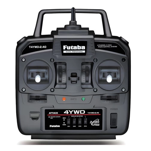 Futaba Fernsteuerung Attack T4YWD 4-Kanal 2.4GHz Mit Empfänger R214GF 1 Futaba Fernsteuerung Attack T4YWD 4-Kanal 2.4GHz Mit Empfänger R214GF
