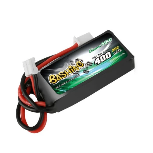 Gens Ace Lipo-Akku 400mAh 7.4V 2S1P 35C JST-PHR-Plug Für Axial SCX24 2 Gens Ace Lipo-Akku 400mAh 7.4V 2S1P 35C JST-PHR-Plug Für Axial SCX24 – Bild 2