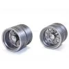 GPM Alu Truckfelgen Hinten (silbergrau, 1 Paar, 10-Loch) 1:14 #TRU091