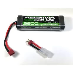 Absima Greenhorn NiMH Stick Pack 7.2V 3600 (T-Plug + Tamiya Adapter)