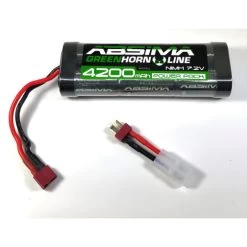Absima Greenhorn NiMH Stick Pack 7.2V 4200 (T-Plug + Tamiya Adapter)