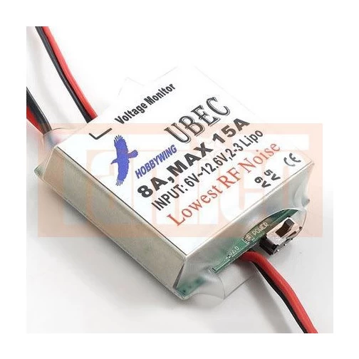 Hobbywing BEC-Regler UBEC 8A 2-3 S 1 Hobbywing BEC-Regler UBEC 8A 2-3 S
