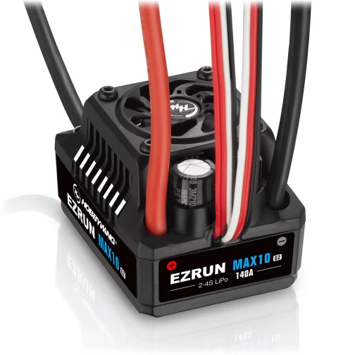 Hobbywing Ezrun MAX10 G2 Regler 140A, 2-4S LiPo, BEC 5A 3 Hobbywing Ezrun MAX10 G2 Regler 140A, 2-4S LiPo, BEC 5A – Bild 3