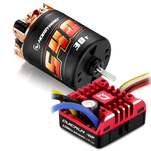 Hobbywing Quicrun Brushed WP1080 (G2) Combo 540 30 Turn 1 Hobbywing Quicrun Brushed WP1080 (G2) Combo 540 30 Turn