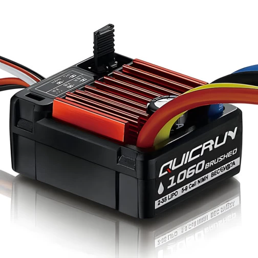 Hobbywing QuicRun Regler 1060 Brushed 60A SBEC Für 1:10 Mit T-Stecker 1 Hobbywing QuicRun Regler 1060 Brushed 60A SBEC Für 1:10 Mit T-Stecker
