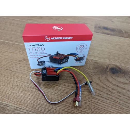 Hobbywing QuicRun Regler 1060 Brushed 60A SBEC Für 1:10 Mit T-Stecker 4 Hobbywing QuicRun Regler 1060 Brushed 60A SBEC Für 1:10 Mit T-Stecker – Bild 4