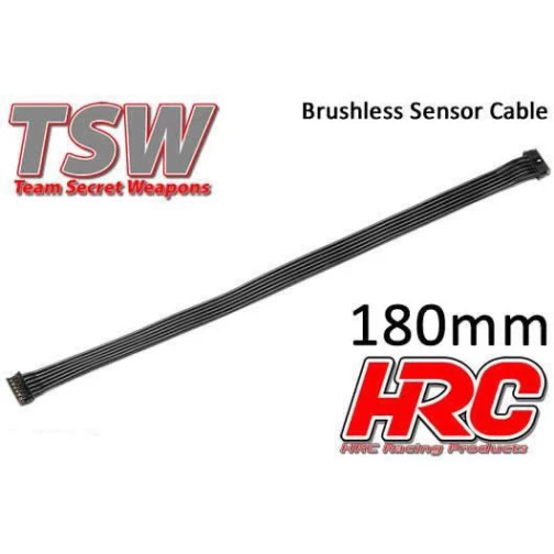 HRC Racing Brushless Flach Sensorkabel 180mm 1 HRC Racing Brushless Flach Sensorkabel 180mm