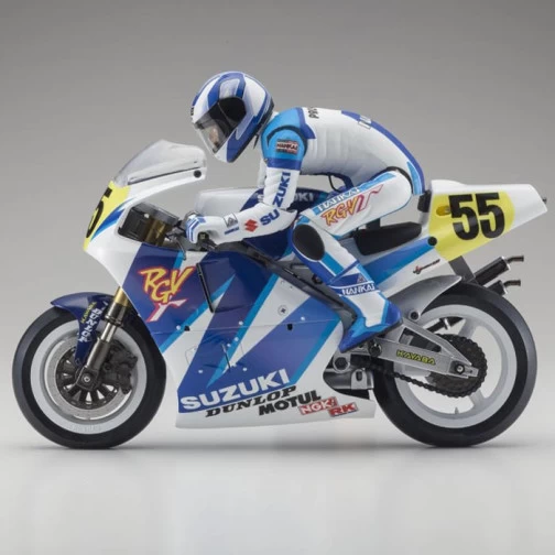 Kyosho Motorrad Hanging-On Racer Suzuki RGV 1992 Bausatz 2 Kyosho Motorrad Hanging-On Racer Suzuki RGV 1992 Bausatz – Bild 2