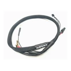 MR33 Ladekabel 2S XT60 All-Black 600mm - (4/5mm Dual Plug - XH)