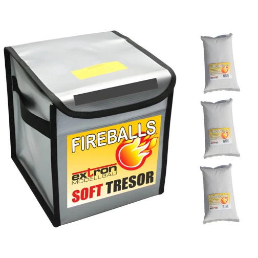 Pichler LiPo Fireballs Soft Tresor Mit Feuerlöschgranulat (3x 1 Liter 1 Pichler LiPo Fireballs Soft Tresor Mit Feuerlöschgranulat (3x 1 Liter