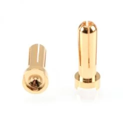 Ruddog 5mm Gold Plug Male (2)