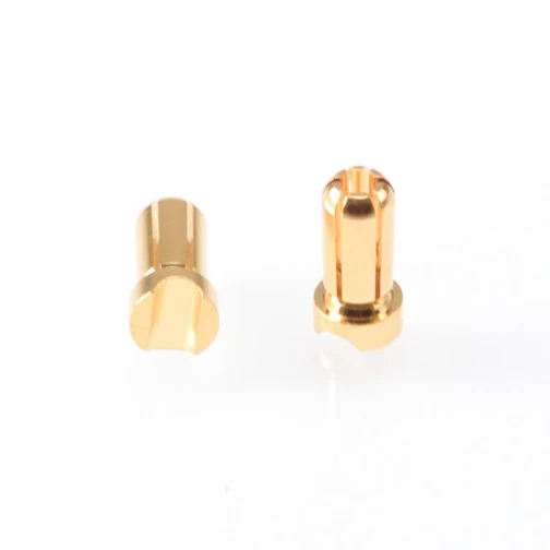 Ruddog 5mm Gold Plug Male Short (2) 1 Ruddog 5mm Gold Plug Male Short (2)