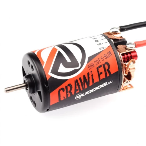 Ruddog Elektromotor Crawler 550 20T 5-Slot Brushed 1 Ruddog Elektromotor Crawler 550 20T 5-Slot Brushed