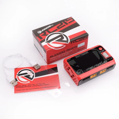 Ruddog Ladegerät RC215 500W Dual Channel LiPo 2 Ruddog Ladegerät RC215 500W Dual Channel LiPo – Bild 2