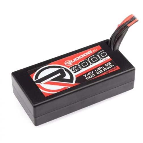 Ruddog LiPo 3000mAh 50C 7.4V Shorty XT60 1 Ruddog LiPo 3000mAh 50C 7.4V Shorty XT60