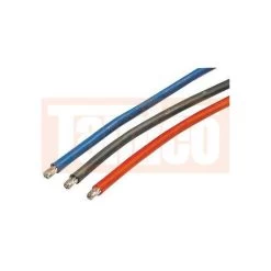 Silikonkabel Rot/Schwarz/Blau 4,0mm2 Je 30cm