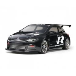Tamiya 47452 VW Scirocco R-Line (TT-01E) Bausatz (schwarz Vorlackiert