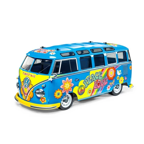 Tamiya 47453 VW Bus T1 Samba Flowerpower (vorlackiert) M-05 Bausatz 1 Tamiya 47453 VW Bus T1 Samba Flowerpower (vorlackiert) M-05 Bausatz