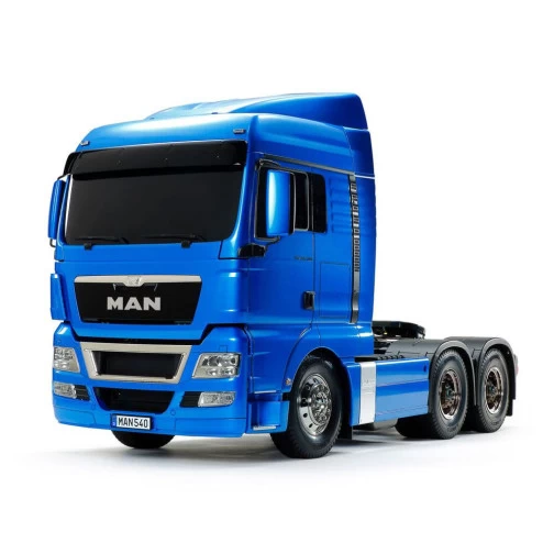 Tamiya 56370 MAN TGX 26.540 3-Achser (Hellblau Vorlackiert) Bausatz 1 Tamiya 56370 MAN TGX 26.540 3-Achser (Hellblau Vorlackiert) Bausatz