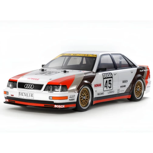 Tamiya 58682 Audi V8 Touring TT-02 Bausatz 1 Tamiya 58682 Audi V8 Touring TT-02 Bausatz