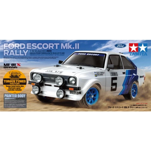Tamiya 58687 Ford Escort MkII Rally MF-01X 1:10 Bausatz 2 Tamiya 58687 Ford Escort MkII Rally MF-01X 1:10 Bausatz – Bild 2