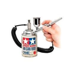 Tamiya 74525 Airbrush-Pistolen-Set HG Single + Druckluftdose