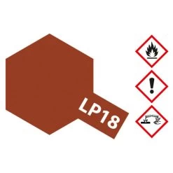 Tamiya 82118 Kunstharz-Farbe LP-18 Rumpf Rot 10ml