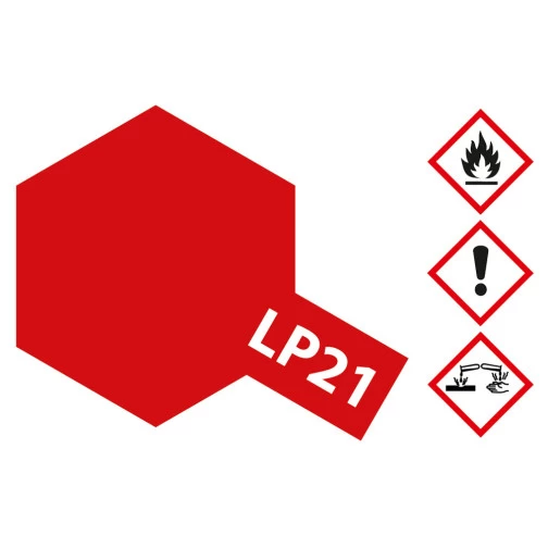 Tamiya 82121 Kunstharz-Farbe LP-21 Ital. Rot 10ml 1 Tamiya 82121 Kunstharz-Farbe LP-21 Ital. Rot 10ml