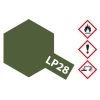 Tamiya 82128 Kunstharz-Farbe LP-28 Braunoliv Matt 10ml