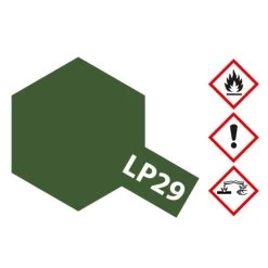 Tamiya 82129 Kunstharz-Farbe LP-29 Braunoliv 2 Matt 10ml