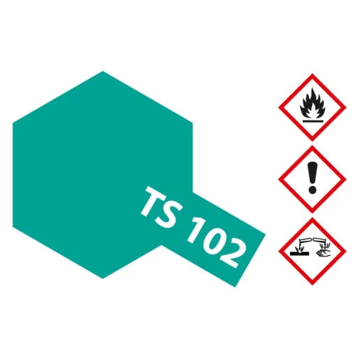 Tamiya 85102 Spray TS-102 Cobalt-Grün Glänzend 100ml 1 Tamiya 85102 Spray TS-102 Cobalt-Grün Glänzend 100ml