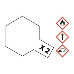 Tamiya Farbe X-2 Weiß / White Glänzend