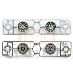 Tamiya Felgen Verchromt (2x AA, 2x AB) Kühlauflieger (56319) #9335503