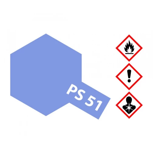 Tamiya Lexan Spray Dose PS-51 Aluminiumeffekt Lila Farbspray 1 Tamiya Lexan Spray Dose PS-51 Aluminiumeffekt Lila Farbspray