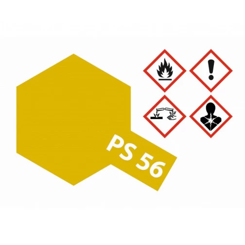 Tamiya Lexan Spray Dose PS-56 Mustard Gelb / Yellow Farbspray 1 Tamiya Lexan Spray Dose PS-56 Mustard Gelb / Yellow Farbspray