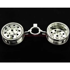 Tamiya LKW Doppel-Felge (1 Stk., Verchromt) V-Teile #0445258