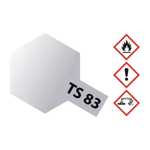Tamiya Spray TS-83 Metallic Silber Glänzend 100ml 1 Tamiya Spray TS-83 Metallic Silber Glänzend 100ml