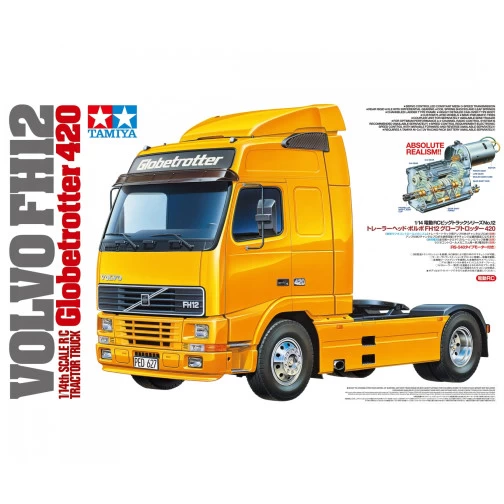 Tamiya Volvo FH12 Globetrotter Bausatz #56312 3 Tamiya Volvo FH12 Globetrotter Bausatz #56312 – Bild 3