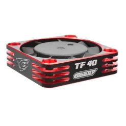 Team Corally Ultra High Speed Cooling Fan / Lüfter TF-40 40mm Black/R